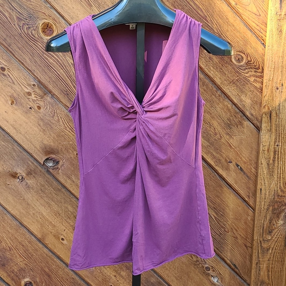 CAbi 252 Plum Knot Flare Tank 393
